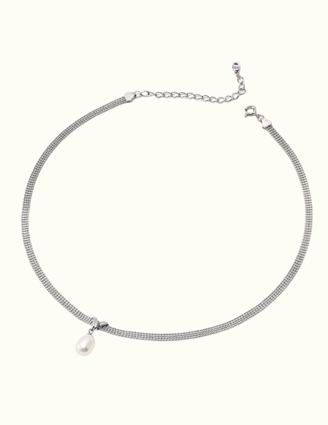 Classic Pearl Pendant Necklace - Ischia