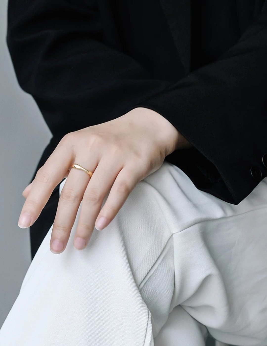 Minimalist Open Band Ring