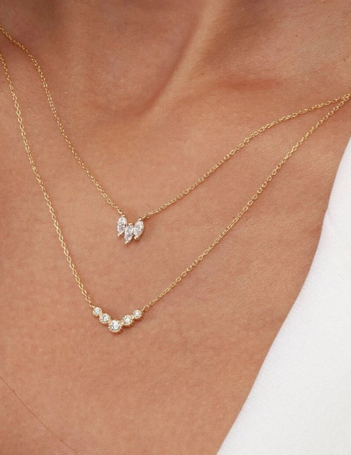 Trio Sparkle Necklace