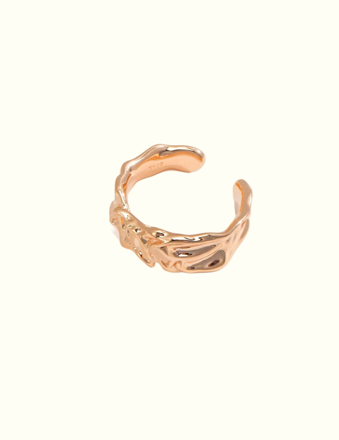 Golden Wave Ring