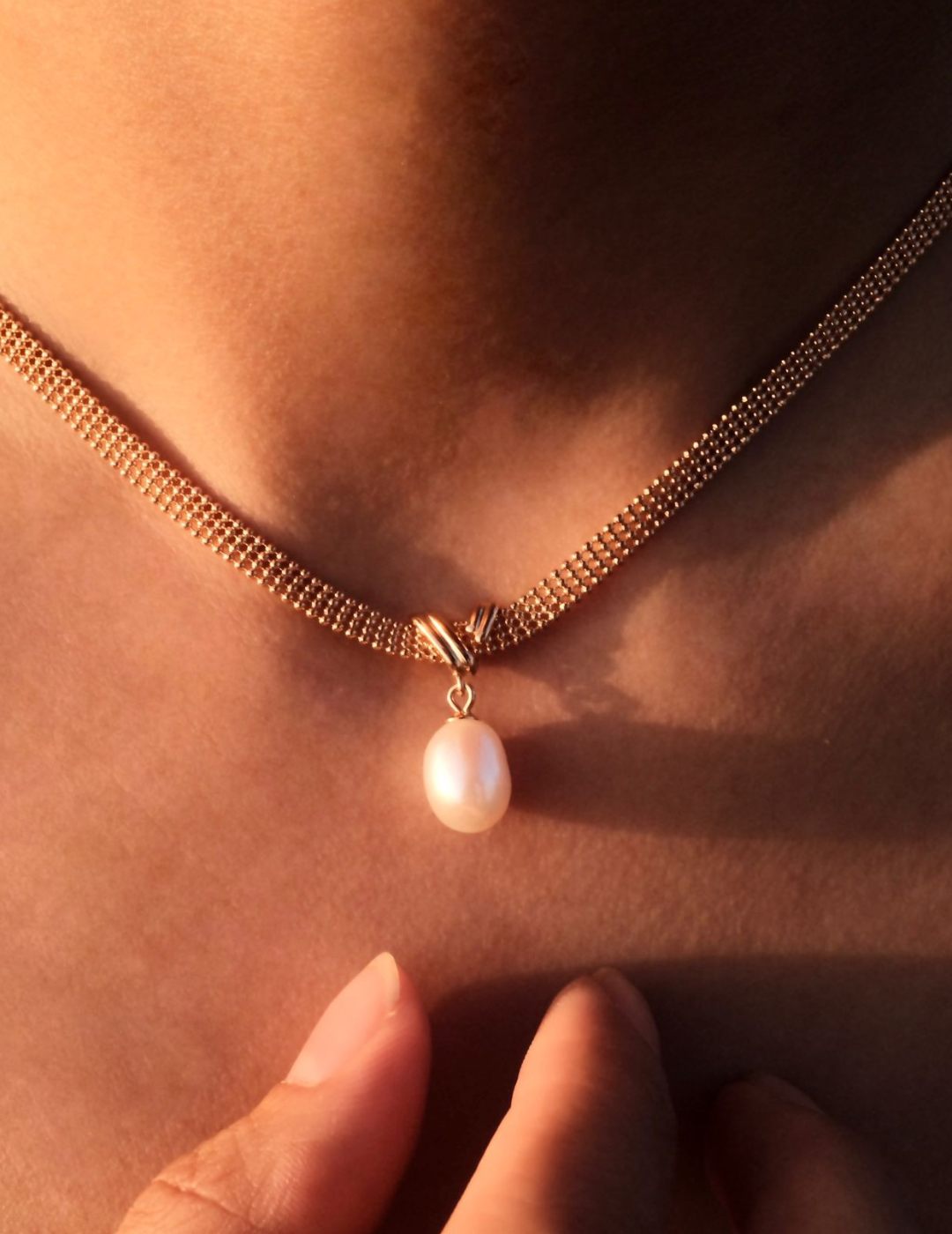 Classic Pearl Pendant Necklace - Ischia