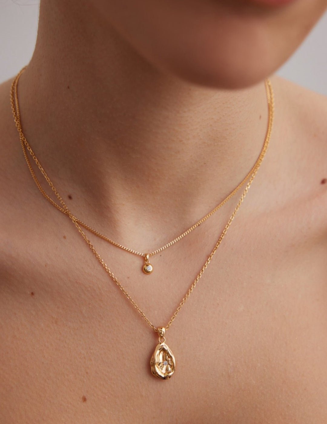 Golden Drop Necklace