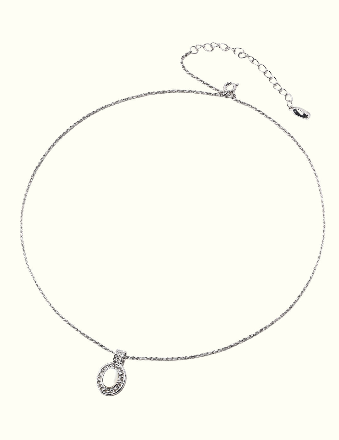 Oval Pendant Necklace - Cascais