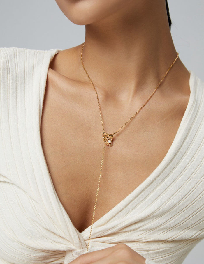 Tidal Flow Drop Necklace