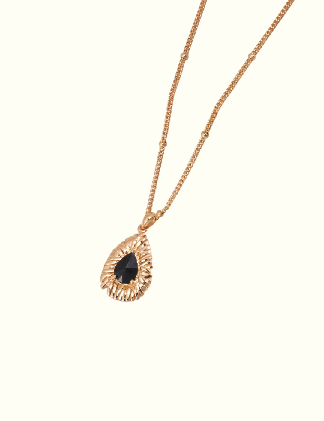 Waterdrop Pendant Necklace with Gemstone