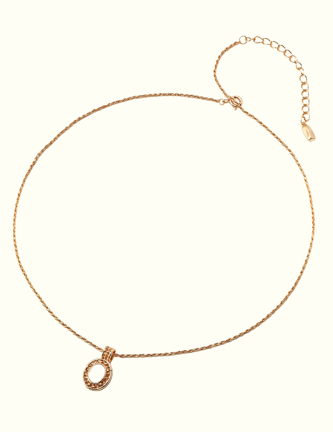 Oval Pendant Necklace - Cascais